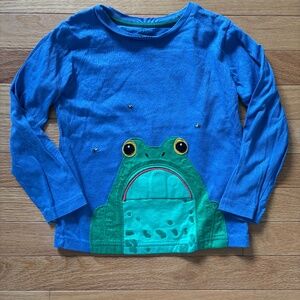 Mini Boden lift-the-flap frog shirt